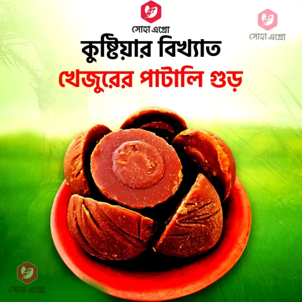 Khejuri Patali Gurr (১ কেজি) রাজশাহীর ঐতিহ্যবাহী পাটালি গুড়। - Image 3